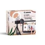 Pack appareil photo compact canon vlogging g7x mark iii noir + halo + micro + trpied