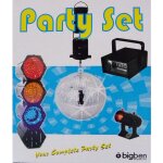 Pack boule à facettes + stroboscope + 3 spots leds Pack boule à facettes + stroboscope + 3 spots leds