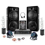 Pack dj sono 2 enceintes 2x1500w ibiza star212 - ampli amp1000 - mkii 2x800w - table de mixage - 2 par ... Pack dj sono 2 enceintes 2x1500w ibiza star212 - ampli amp1000 - mkii 2x800w - table de mixage - 2 par ...