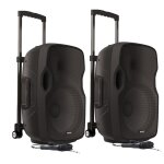 Pack enceintes actives gemini as 10 togo 2000w - sur batterie avec microphone, usb / bluetooth / aux ... Pack enceintes actives gemini as 10 togo 2000w - sur batterie avec microphone, usb / bluetooth / aux ...