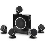 Pack enceinte home cin�ma focal d�me 5. 1 flax noir