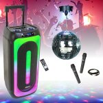 Pack enceinte lumineuse karaoke usb bluetooth ms - magic - sound1000 1000w 2 micros tws - boule disco ... Pack enceinte lumineuse karaoke usb bluetooth ms - magic - sound1000 1000w 2 micros tws - boule disco ...