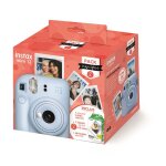 Pack iconique fujifilm instax mini 12 bleu + film instax mini 2x10 vues + housse