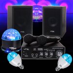 Pack karaok� 2x50w star2mkii + sunmagic rvb 2 mini diams