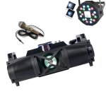 Pack karaok� - enceinte bluetooth leds usb sd fm compacte party - falcon - projecteur par 2 - en - 1 ...