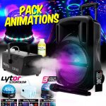 Pack light animations djoon 500w usb + pack kolor leds + fog400