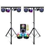 Pack lumi�re 2 pieds mooving ml - support - djlight - machine � fum�e ibiza 700w - 10 effets de lumi�re ...