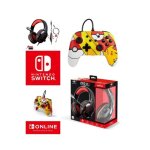 Pack manette switch filaire nintendo pokemon pikachu pop art officielle + casque gamer pro h3 rouge spirit ... Pack manette switch filaire nintendo pokemon pikachu pop art officielle + casque gamer pro h3 rouge spirit ...