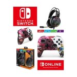 Pack manette switch - lite bluetooth zelda blood moon officielle + casque gamer pro h7 spirit of gamer ...