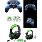 Pack manette xbox one - s - x - pc - spirit of gamer - arc lightning edition - casque pro h3 - st�r�o ...