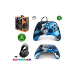 Pack manette xbox one - s - x - pc camouflage bleu mtalis officielle + casque gamer pro h7 spirit of ...