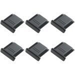 Pack of 6 flash shoe protectors for nikon canon olympus pentax fuji slr cameras