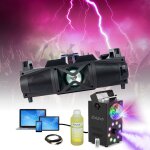 Pack party - falcon - enceinte hifi bluetooth led usb sd - machine fum�e led foggy - astro f�te soir�e ...