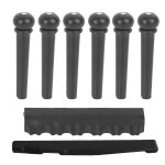 Pack de pièces de rechange universelles pour guitare folk en pom, chevalet, sillet de chevalet, accessoires, ... Pack de pièces de rechange universelles pour guitare folk en pom, chevalet, sillet de chevalet, accessoires, ...