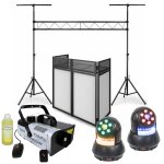 Pack portique lumire ibiza - rgie dj ds30 faade - machine fume lsm900w - 2 lyres star - wash 30w ...