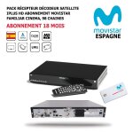 Pack récepteur décodeur satellite iplus hd + abonnement tv espagnol movistar familiar cinema 18 mois ... Pack récepteur décodeur satellite iplus hd + abonnement tv espagnol movistar familiar cinema 18 mois ...