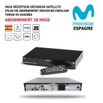 Pack récepteur décodeur satellite iplus hd + abonnement tv espagnol movistar familiar toros 18 mois 94 ... Pack récepteur décodeur satellite iplus hd + abonnement tv espagnol movistar familiar toros 18 mois 94 ...