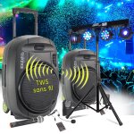 Pack sono 1600w ibiza sound port15vhf - mkii - tws, portable autonome 15 , usb / / bluetooth / couplage ... Pack sono 1600w ibiza sound port15vhf - mkii - tws, portable autonome 15 , usb / / bluetooth / couplage ...