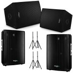 Pack sono 2400w total - 4 enceintes ibiza sound 600w disco12 - 4 pieds supports enceintes - soirée anniversair ... Pack sono 2400w total - 4 enceintes ibiza sound 600w disco12 - 4 pieds supports enceintes - soirée anniversair ...