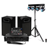 Pack sono 300w bm sonic bms - dj300 - usb - bt initiation dj enceintes ampli table de mixage bluetooth, ...