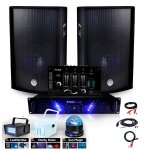 Pack sono ampli 480w + hp bms - 12 de 2x600w mix + pack derby