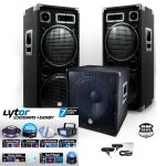 Pack sono complet bmx - 18215 3200w caisson bi - amplifi + pack diams + derby