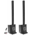 Pack sono dj 2 enceintes colonne avec caisson 480w rms 10 ; / 25cm bst megamax - tower bluetooth tws ...