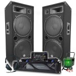 Pack sono dj bm sonic ampli 4000w, paire d'enceintes lsc215 2x2000w, table de mixage, jeu de lumière, ... Pack sono dj bm sonic ampli 4000w, paire d'enceintes lsc215 2x2000w, table de mixage, jeu de lumière, ...