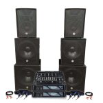 Pack sono double tours de son amplifiées 5000w bi amplification table de mixage multi piste 12 voies ... Pack sono double tours de son amplifiées 5000w bi amplification table de mixage multi piste 12 voies ...