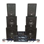 Pack sono double tours de son amplifiées 5000w bi amplification table de mixage multi piste bluetooth ... Pack sono double tours de son amplifiées 5000w bi amplification table de mixage multi piste bluetooth ...