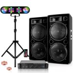 Pack sono ibiza sound 4600w total - 2 enceintes passives 2x1500w pmpo - ampli amp1000 - mkii 2x800w - ... Pack sono ibiza sound 4600w total - 2 enceintes passives 2x1500w pmpo - ampli amp1000 - mkii 2x800w - ...