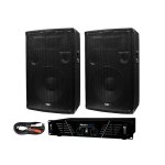 Pack sono special pc ampli 2x240w + 2 hp 2 x 600 w