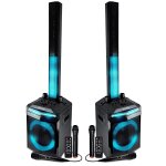Pack sonorisation 2 enceintes pour dj evenements - 2x400w pickering solo - array - satellites caissons ...