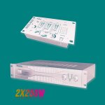Pack sonorisation amplificateur 500w sa500 + table de mixage 3 voies 5 entres mix800