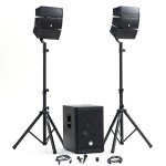 Pack sonorisation dj complet bm sonic bms - 12 - array - bt mkii, 1000w, enceintes sat, caisson 31cm ... Pack sonorisation dj complet bm sonic bms - 12 - array - bt mkii, 1000w, enceintes sat, caisson 31cm ...