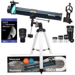 Pack t�lescope astrophotographie discovery spark 769 eq avec oculaires, zoom et support smartphone