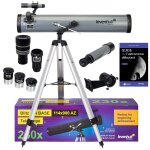 Pack tlescope levenhuk blitz 114 base avec zoom, oculaires et accessoires