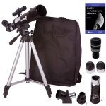 Pack tlescope levenhuk skyline travel 50 avec zoom, oculaires, sac  dos et accessoires