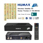 Pack tivsat dcodeur satellite hd humax tivumax lt hd - 3801s2 + carte tivsat hd activation comprise ...