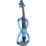 Pack violon electrique stagg evn x - 4 / 4 bleu m�tallique + etui + casque