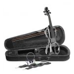 Pack violon electrique stagg evn x - 4 / 4 noir m�tallique + etui + casque (copie)