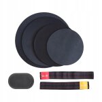 Pads de batterie, sourdine de batterie pour accessoires d'entranement, intrieur et extrieur, 2 pads ...
