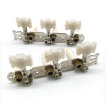 Une paire de chevilles d¿accordage de guitare accordeurs de machine blanc pour les accessoires de partie ... Une paire de chevilles d¿accordage de guitare accordeurs de machine blanc pour les accessoires de partie ...