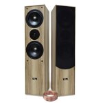 Paire d'enceintes colonnes evidence acoustics ea700 - wood - hifi home - cin�ma - bass reflex 3 voies ...