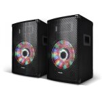 Paire d'enceintes passives sono dj pa 10 / 25cm 2x250w à leds intégrées 2 voies bassreflex Paire d'enceintes passives sono dj pa 10 / 25cm 2x250w à leds intégrées 2 voies bassreflex