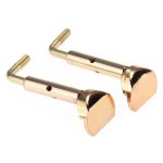 Paire de mentonnire pour violon taille 4 / 4, 3 / 4, repose menton, vis dtachables en or jdko504