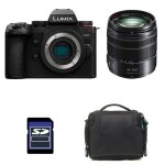 Panasonic hybride lumix g9 ii noir + objectif g vario 14 - 140mm f / 3. 5 - 5. 6 asph power ois + sac ...