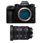 Panasonic lumix s1r ii + objectif sigma 24 - 70mm f / 2. 8 dg dn ii art garanti 3 ans