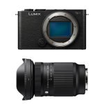 Panasonic lumix s9 noir + objectif sigma 20 - 200mm f / 3. 5 - 6. 3 contemporary garanti 3 ans