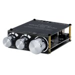 Panneau d'amplificateur de caisson de basses, bluetooth 5. 0, puissance 100w + 100w, 2. 1 canaux classe ...